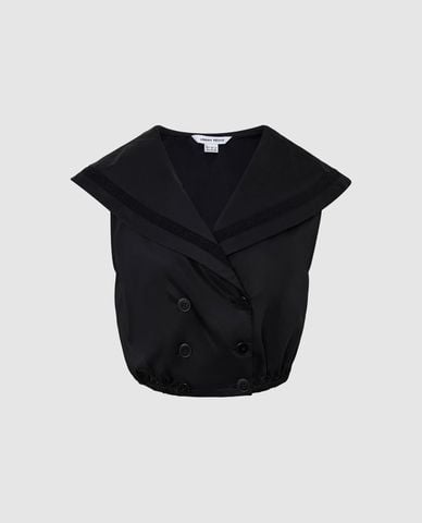  URBAN REVIVO - Áo kiểu nữ cổ thuỷ thủ Double Breasted 