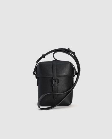  URBAN REVIVO - Túi đeo chéo nam hình hộp chữ nhật Buckled 