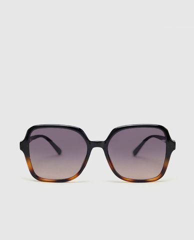  URBAN REVIVO - Kính mát nữ gọng đa giác Polarizing 