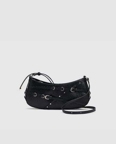  URBAN REVIVO - Túi đeo vai nữ phom chữ nhật Vegan Leather Baguette 