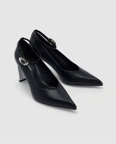  URBAN REVIVO - Giày cao gót bít nữ mũi sang trọng 