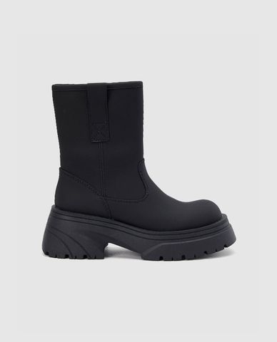  URBAN REVIVO - Giày boots nữ cổ cao cá tính Round Toe Ankle 