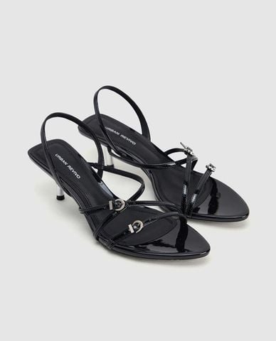  URBAN REVIVO - Giày sandals cao gót nữ mũi nhọn 