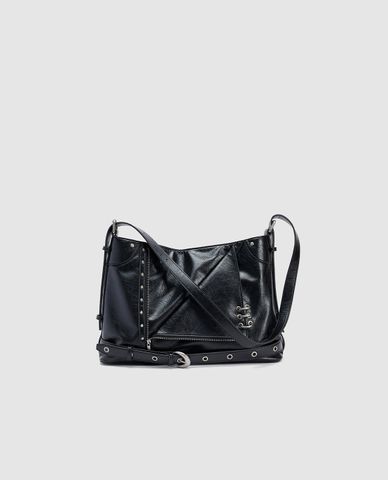  URBAN REVIVO - Túi đeo vai nữ phom vuông hiện đại 