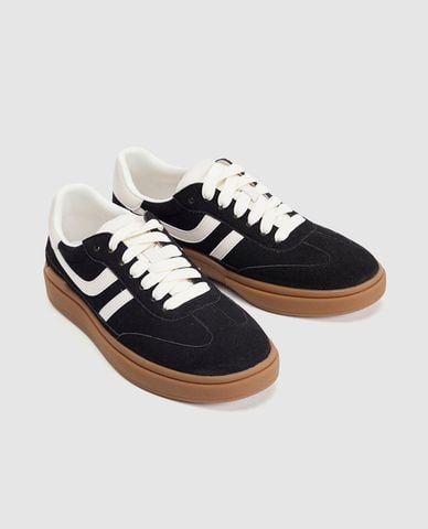  URBAN REVIVO - Giày sneakers nam cổ thấp Round Toe 