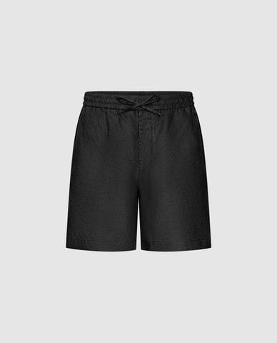  URBAN REVIVO - Quần short nam ống rộng lưng thun 