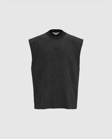  URBAN REVIVO - Áo sát nách nam cổ tròn Loose 