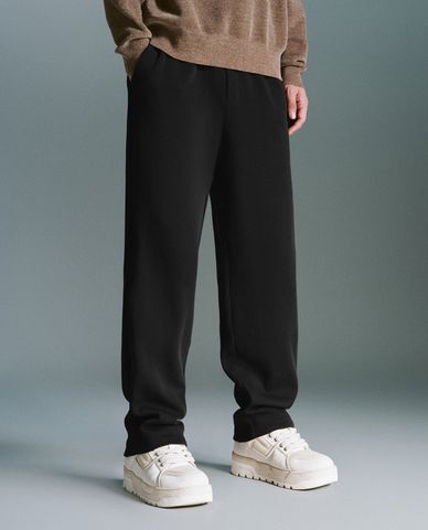  URBAN REVIVO - Quần nam ống rộng lưng thun thời thượng 