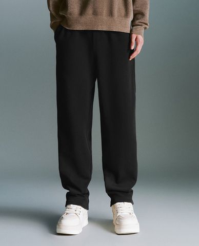  URBAN REVIVO - Quần nam ống rộng lưng thun thời thượng 