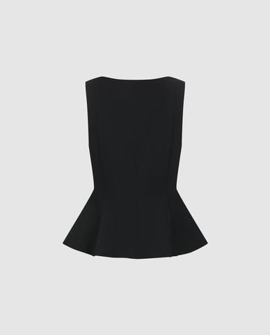  URBAN REVIVO - Áo sát nách nữ cổ vuông dáng xòe 