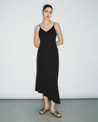  URBAN REVIVO - Đầm hai dây midi hở lưng nữ tính Cami 