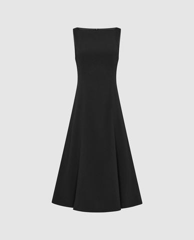  URBAN REVIVO - Đầm sát nách midi thanh lịch 