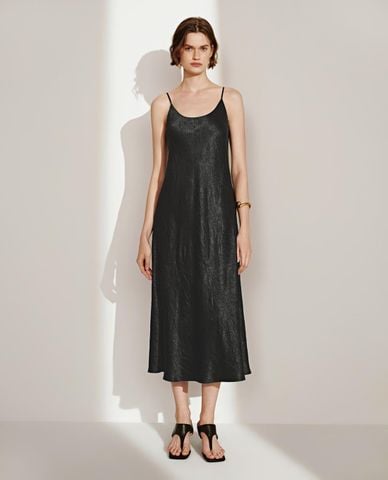  URBAN REVIVO - Đầm hai dây midi Cami A Line 