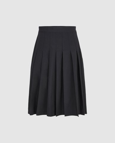  URBAN REVIVO - Chân váy xếp li midi A-Line 