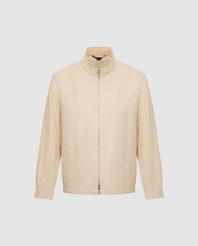  URBAN REVIVO - Áo khoác sơ mi nam cổ cao tay dài 