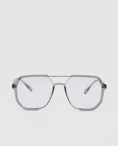  URBAN REVIVO - Gọng kính đa giác nam bản mảnh tinh tế 