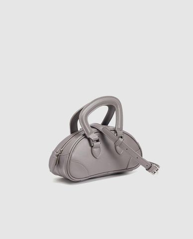  URBAN REVIVO - Túi xách nữ phom bầu dục Vegan Leather 