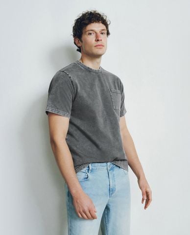  URBAN REVIVO - Áo thun nam tay ngắn thời trang 