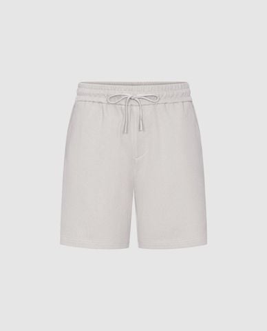  URBAN REVIVO - Quần short nam ống rộng lưng thun 