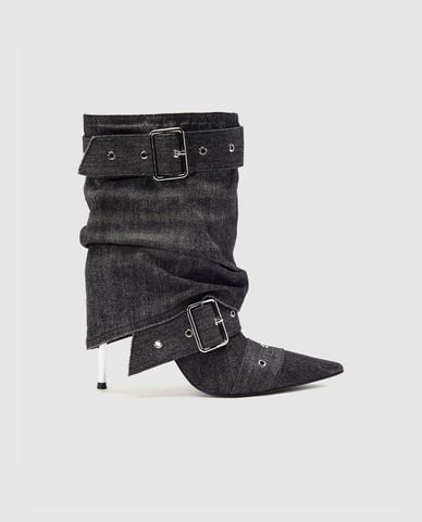  URBAN REVIVO - Giày boots cao gót nữ mũi nhọn 