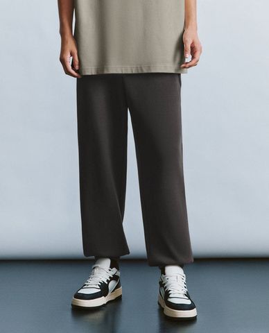  URBAN REVIVO - Quần jogger nam lưng thun rút dây Drawstring 