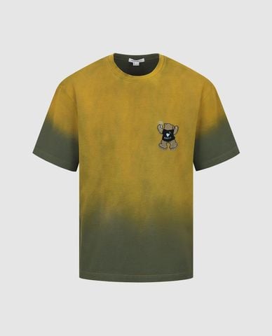  URBAN REVIVO - Áo thun nam cổ tròn tay ngắn cá tính 