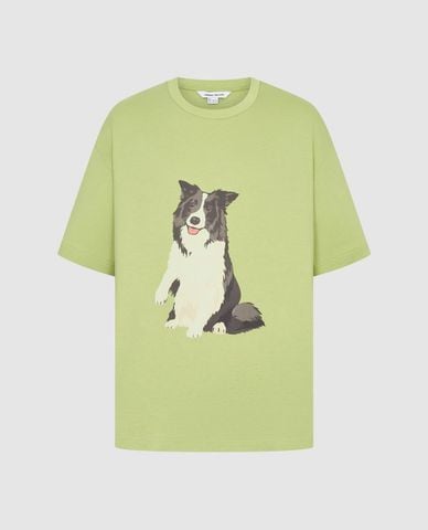  URBAN REVIVO - Áo thun nam cổ tròn tay ngắn 