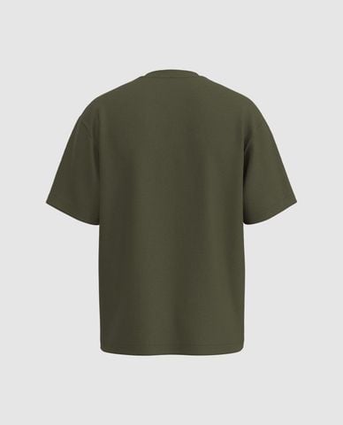  URBAN REVIVO - Áo thun nam cổ tròn tay ngắn trẻ trung 