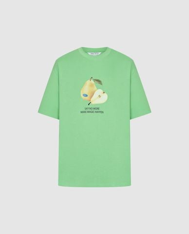  URBAN REVIVO - Áo thun nam cổ tròn tay ngắn in họa tiết 