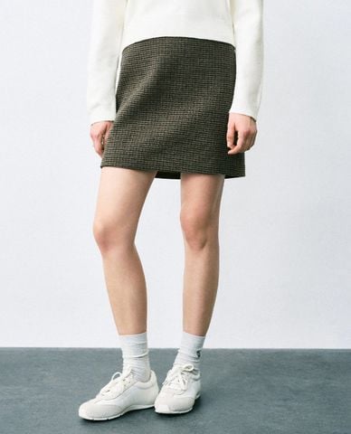  URBAN REVIVO - Chân váy chữ A mini thời trang 