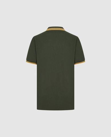  URBAN REVIVO - Áo polo nam cổ bẻ tay ngắn thời thượng 