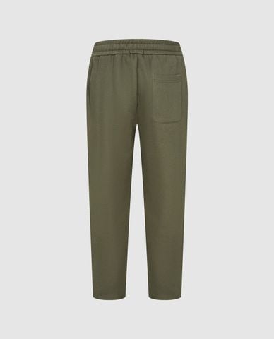  URBAN REVIVO - Quần nam ống đứng lưng thun hiện đại 