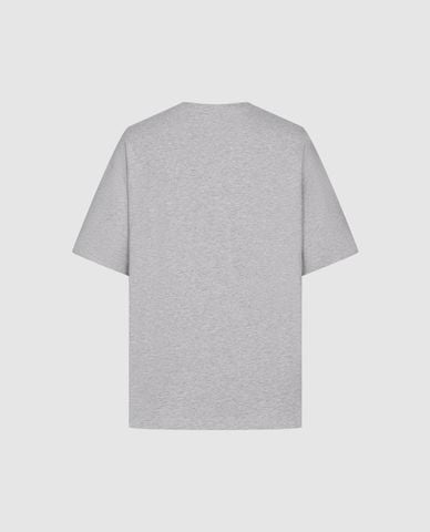  URBAN REVIVO - Áo thun nam cổ tròn tay ngắn hiện đại 