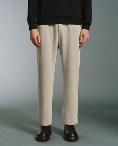  URBAN REVIVO - Quần nam ống đứng Zipper Fly Leisure 