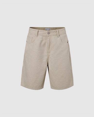  URBAN REVIVO - Quần short jeans nam ngang gối Leisure 