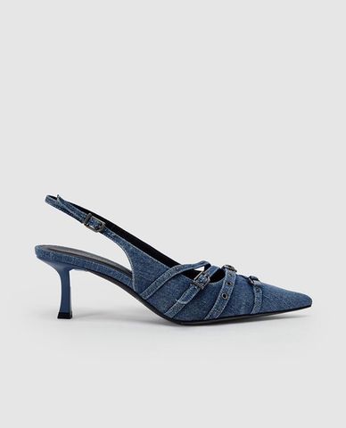  URBAN REVIVO - Giày sandals cao gót nữ mũi nhọn 