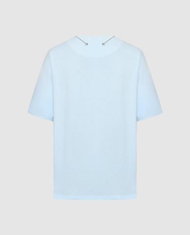  URBAN REVIVO - Áo thun nam cổ tròn tay ngắn loang màu 