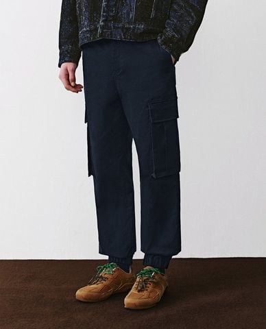  URBAN REVIVO - Quần jogger nam lưng thun thời thượng 