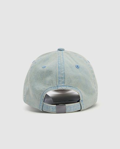  URBAN REVIVO - Nón bóng chày unisex phối chữ Denim 