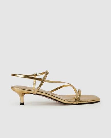  URBAN REVIVO - Giày sandals cao gót nữ mũi vuông 