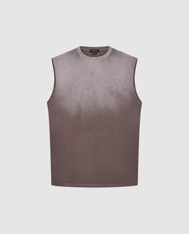  URBAN REVIVO - Áo ba lỗ nam cổ tròn hiện đại 