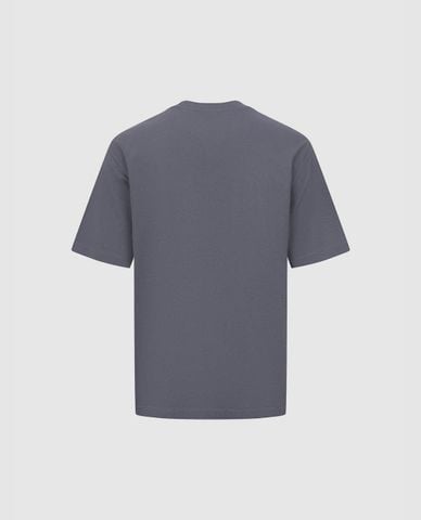  URBAN REVIVO - Áo thun nam cổ tròn tay ngắn phối họa tiết 