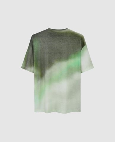  URBAN REVIVO - Áo thun nam cổ tròn tay ngắn Gradient 