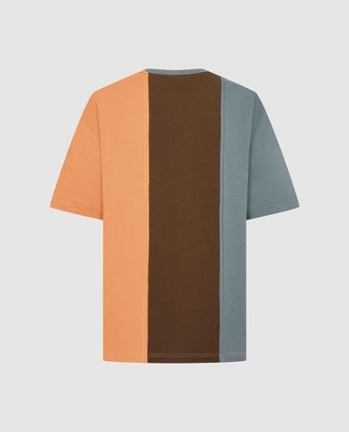  URBAN REVIVO - Áo thun nam cổ tròn tay ngắn trẻ trung 