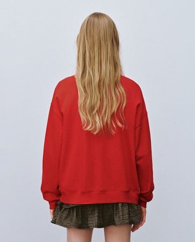  URBAN REVIVO - Áo sweatshirt nữ in chữ cá tính 