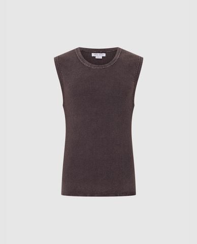  URBAN REVIVO - Áo sát nách nam cổ tròn thời trang 