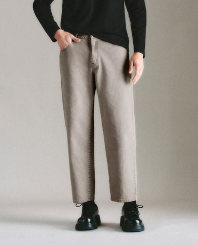  URBAN REVIVO - Quần jeans nam ống đứng thanh lịch 