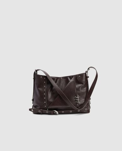  URBAN REVIVO - Túi đeo vai nữ phom vuông hiện đại 