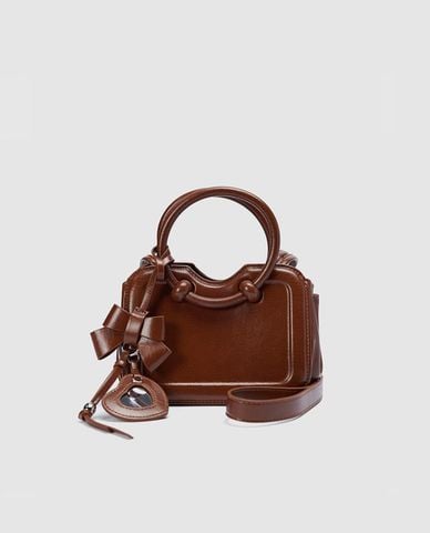  URBAN REVIVO - Túi xách nữ phom chữ nhật quai tròn 