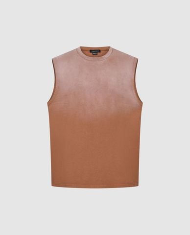  URBAN REVIVO - Áo ba lỗ nam cổ tròn hiện đại 